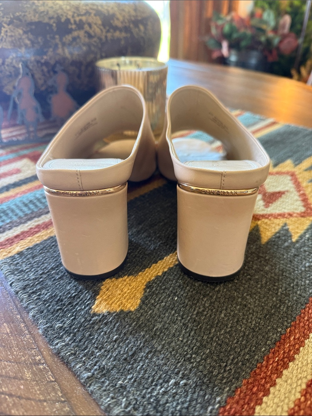 Cole Haan Women's Blush Leather Open-Toe Mule - Picture 6 of 8